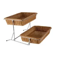 Двухуровневая подставка из нержавеющей стали One Chef 52×52×35 см Двухуровневая подставка из нержавеющей стали One Chef 52×52×35 см