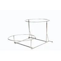 Двухуровневая подставка из нержавеющей стали One Chef 65×38×36 см Двухуровневая подставка из нержавеющей стали One Chef 65×38×36 см