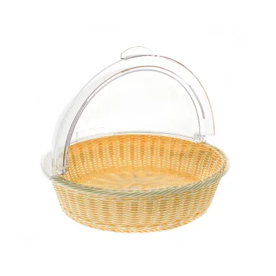Корзинка One Chef с открывающейся крышкой-колпаком 40х30 см Корзинка One Chef с открывающейся крышкой-колпаком 40х30 см
