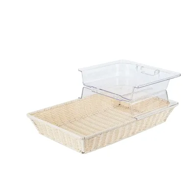 Корзинка One Chef с открывающейся крышкой-колпаком 53х33х14,8 см Корзинка One Chef с открывающейся крышкой-колпаком 53х33х14,8 см