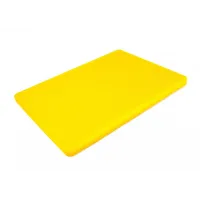 Доска разделочная двусторонняя LDPE One Chef 400×300×20 мм Жёлтая