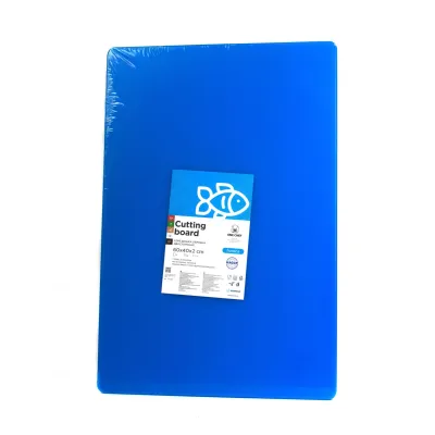 Доска разделочная двусторонняя LDPE One Chef 600×400×20 мм Синяя Доска разделочная двусторонняя LDPE One Chef 600×400×20 мм Синяя