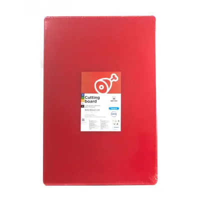 Доска разделочная двусторонняя LDPE One Chef 600×400×20 см Красная