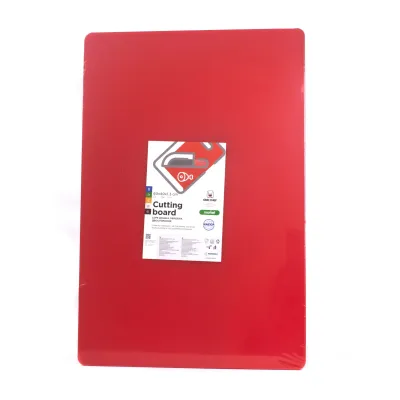 Доска разделочная двусторонняя LDPE One Chef 600×400×13 мм Красная