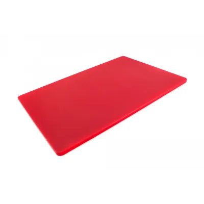 Доска разделочная двусторонняя LDPE One Chef 600×400×13 мм Красная
