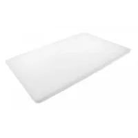 Доска разделочная двусторонняя LDPE One Chef 600×400×20 мм Белая