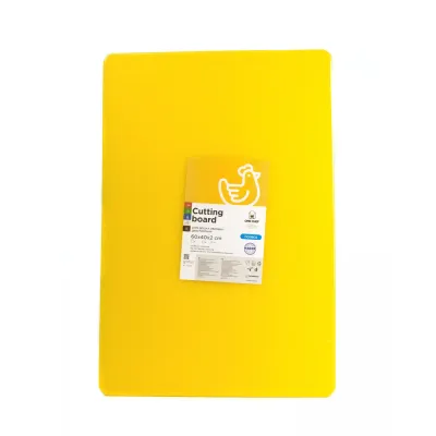 Доска разделочная двусторонняя LDPE One Chef 600×400×20 мм Желтая Доска разделочная двусторонняя LDPE One Chef 600×400×20 мм Желтая