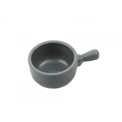 Соусник из меламина круглый с ручкой One Chef 40 мл 86×58×32 мм Пастельно серый