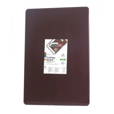 Доска разделочная двусторонняя LDPE One Chef 600×400×13 мм Коричневая