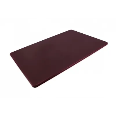 Доска разделочная двусторонняя LDPE One Chef 600×400×13 мм Коричневая