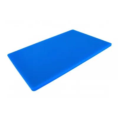 Доска разделочная двусторонняя LDPE One Chef 600×400×13 мм Синяя