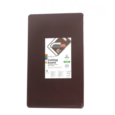 Доска разделочная двусторонняя LDPE One Chef 500×300×12 мм Коричневая Доска разделочная двусторонняя LDPE One Chef 500×300×12 мм Коричневая
