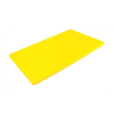 Доска разделочная двусторонняя LDPE One Chef 500×300×12 мм Желтая