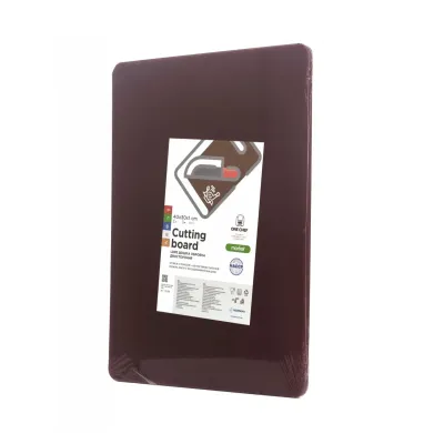 Доска разделочная двусторонняя LDPE One Chef 400×300×10 мм Коричневая Доска разделочная двусторонняя LDPE One Chef 400×300×10 мм Коричневая