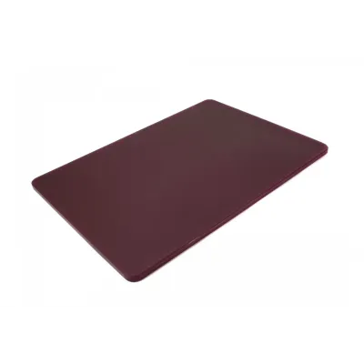 Доска разделочная двусторонняя LDPE One Chef 400×300×10 мм Коричневая