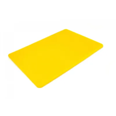 Доска разделочная двусторонняя LDPE One Chef 400×300×10 мм Желтая
