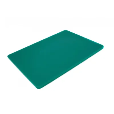 Доска разделочная двусторонняя LDPE One Chef 400×300×10 мм Зелёная