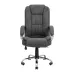 Офисное кресло руководителя Richman California Magic Dk Grey Хром М1 Tilt Серое