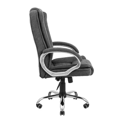 Офисное кресло руководителя Richman California Magic Dk Grey Хром М1 Tilt Серое