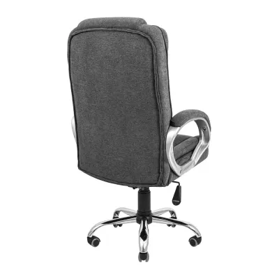 Офисное кресло руководителя Richman California Magic Dk Grey Хром М1 Tilt Серое