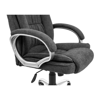 Офисное кресло руководителя Richman California Magic Dk Grey Хром М1 Tilt Серое