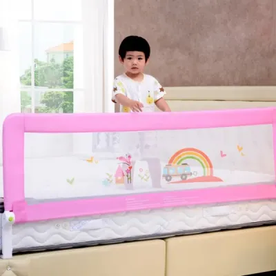 Бар'єр для ліжка 1,5 м Child safety WRZ-1 Рожевий