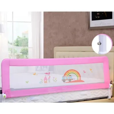 Бар'єр для ліжка 1,5 м Child safety WRZ-1 Рожевий