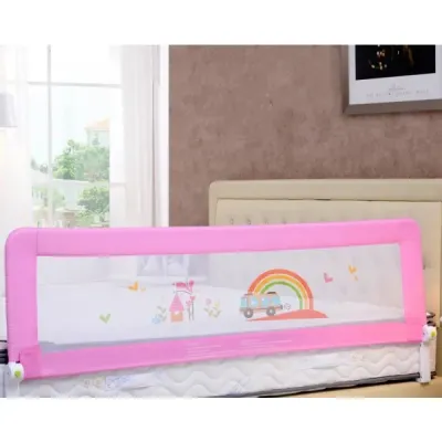 Бар'єр для ліжка 1,5 м Child safety WRZ-1 Рожевий