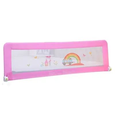 Бар'єр для ліжка 1,5 м Child safety WRZ-1 Рожевий