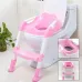 Накладка на унитаз с лесенкой 2 в 1 Baby Assistant DA6815 Розовый с белым Накладка на унитаз с лесенкой 2 в 1 Baby Assistant DA6815 Розовый с белым