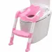 Накладка на унитаз с лесенкой 2 в 1 Baby Assistant DA6815 Розовый с белым Накладка на унитаз с лесенкой 2 в 1 Baby Assistant DA6815 Розовый с белым