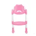 Накладка на унитаз с лесенкой 2 в 1 Baby Assistant DA6815 Розовый с белым