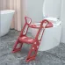 Накладка на унитаз с лесенкой Color Songni AXS423 Красно-белый Накладка на унитаз с лесенкой Color Songni AXS423 Красно-белый