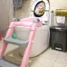 Накладка на унитаз с лесенкой Baby Assistant DA6900 Розово-серый Накладка на унитаз с лесенкой Baby Assistant DA6900 Розово-серый