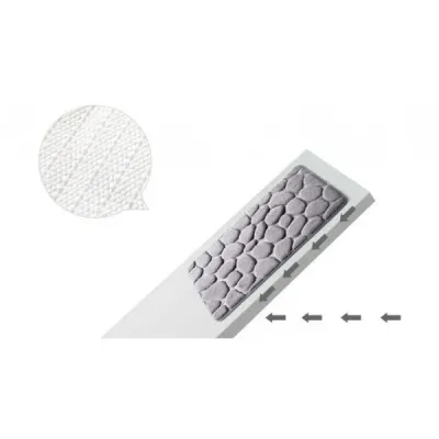 Килимок у ванну кімнату Home Styles з ефектом пам'яті антиковзкий 40х60 см Сірий 01463