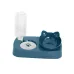 Миска для котов с автоматической поилкой Taotaopets 119906 двойная 22х28.2х14.5 см Indigo