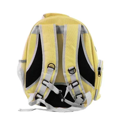 Рюкзак-переноска Taotaopets 252203 Panoramic Yellow 35*25*42cm для кошек с иллюминатором