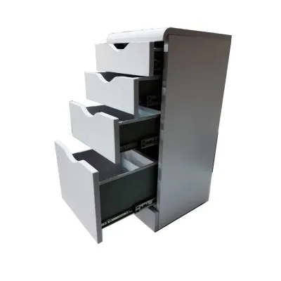 Комод The Mix Stairs 4 ящика 70 см белый