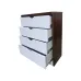 Пластиковый комод The Mix Stairs 4 ящика 40 см Венге Пластиковый комод The Mix Stairs 4 ящика 40 см Венге
