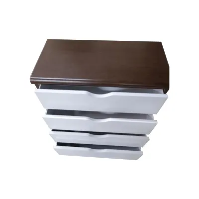 Пластиковый комод The Mix Stairs 4 ящика 60 см Венге