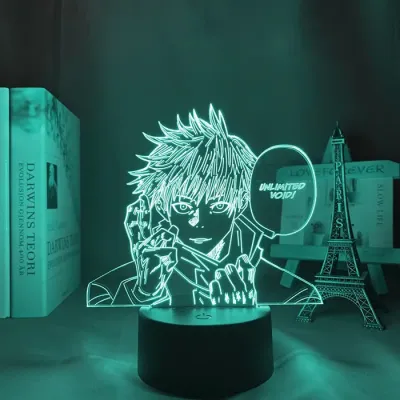 Настольный светильник-ночник Сатору Годжо, Магическая Битва - Jujutsu Kaisen. Sorcery Fight 16 цветов 3D USB (12763) Настольный светильник-ночник Сатору Годжо, Магическая Битва - Jujutsu Kaisen. Sorcery Fight 16 цветов 3D USB (12763)