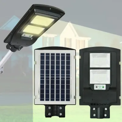 Уличный светильник на солнечной батарее с датчиком движения Solar Street Light 2VPP фонарь на столб 90W