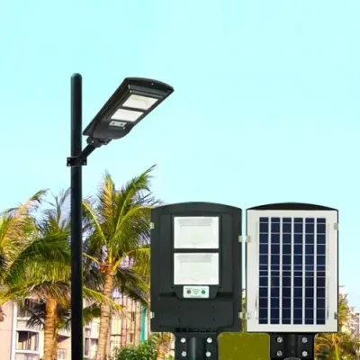 Уличный светильник на солнечной батарее с датчиком движения Solar Street Light 2VPP фонарь на столб 90W