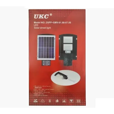 Уличный светильник на солнечной батарее с датчиком движения Solar Street Light 2VPP фонарь на столб 90W