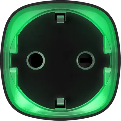 Радиоуправляемая умная розетка со счетчиком энергопотребления Ajax Socket черная Радиоуправляемая умная розетка со счетчиком энергопотребления Ajax Socket черная