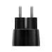 Радиоуправляемая умная розетка со счетчиком энергопотребления Ajax Socket черная Радиоуправляемая умная розетка со счетчиком энергопотребления Ajax Socket черная