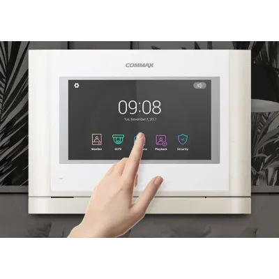 Відеодомофон Commax CDV-704MF White