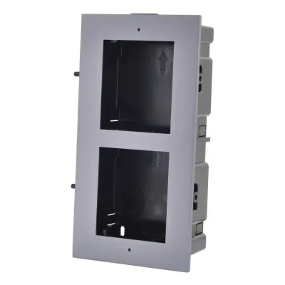 Врізна монтажна рамка на 2 модулі Hikvision DS-KD-ACF2/PLASTIC