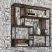 Настінна полиця в стилі Loft NS-1057 1030x1000x200 мм Черный