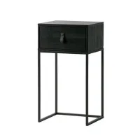 Ночная консоль в стиле Loft NS-1075 770x400x350 мм Черный